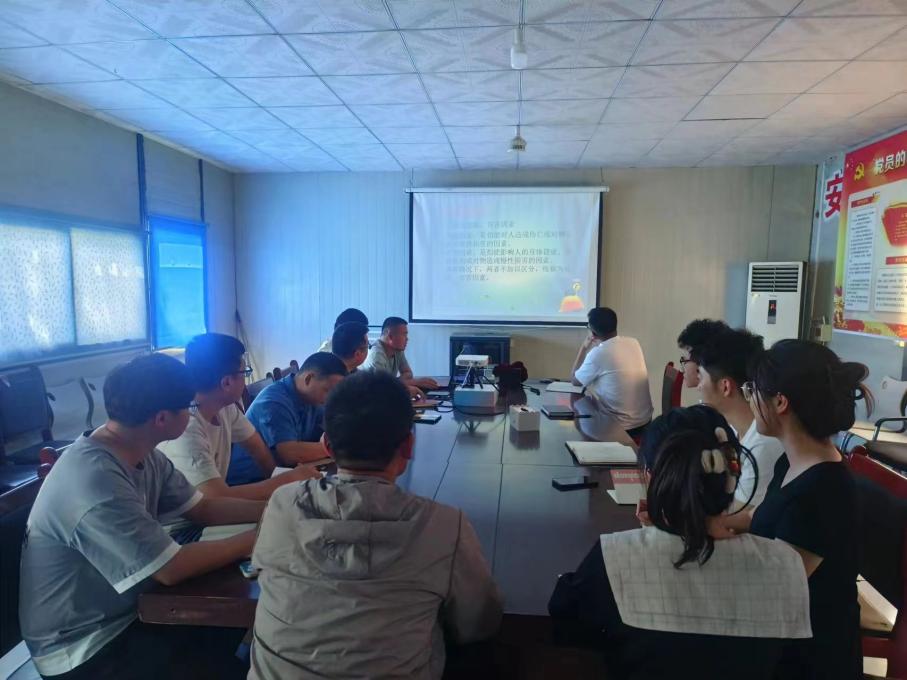 安全從源頭抓起，第二區(qū)域項目部月度安全教育培訓開講