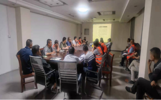 抓質(zhì)量、保安全、促進度--文昌湖預制場項目部工地例會見實效