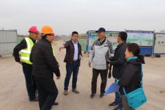 市政分公司市政項(xiàng)目天津路工程獲得淄博水系建設(shè)指揮部先進(jìn)單位流動(dòng)紅旗