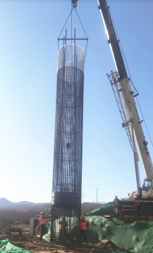 【臨臨風(fēng)采】創(chuàng)陽光高速公路，建人民滿意工程——西里互通A匝道橋樁基有序施工