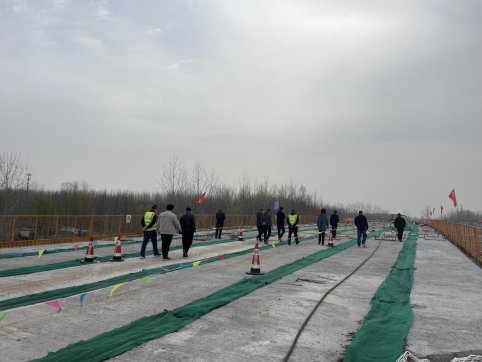 郯城G205項(xiàng)目迎接臨沂市公路中心安全科安全專項(xiàng)檢查